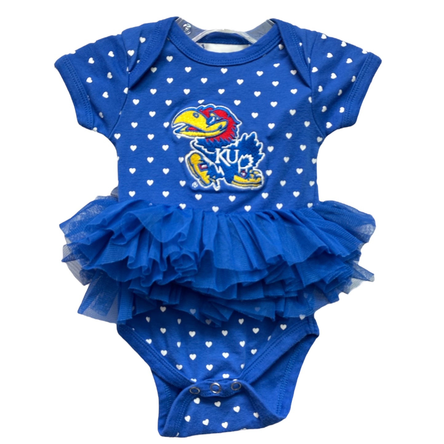 Two Feet Ahead KU Newborn Dress