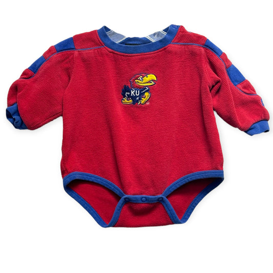 Vintage KU Jayhawks 6-9 mo Onesie