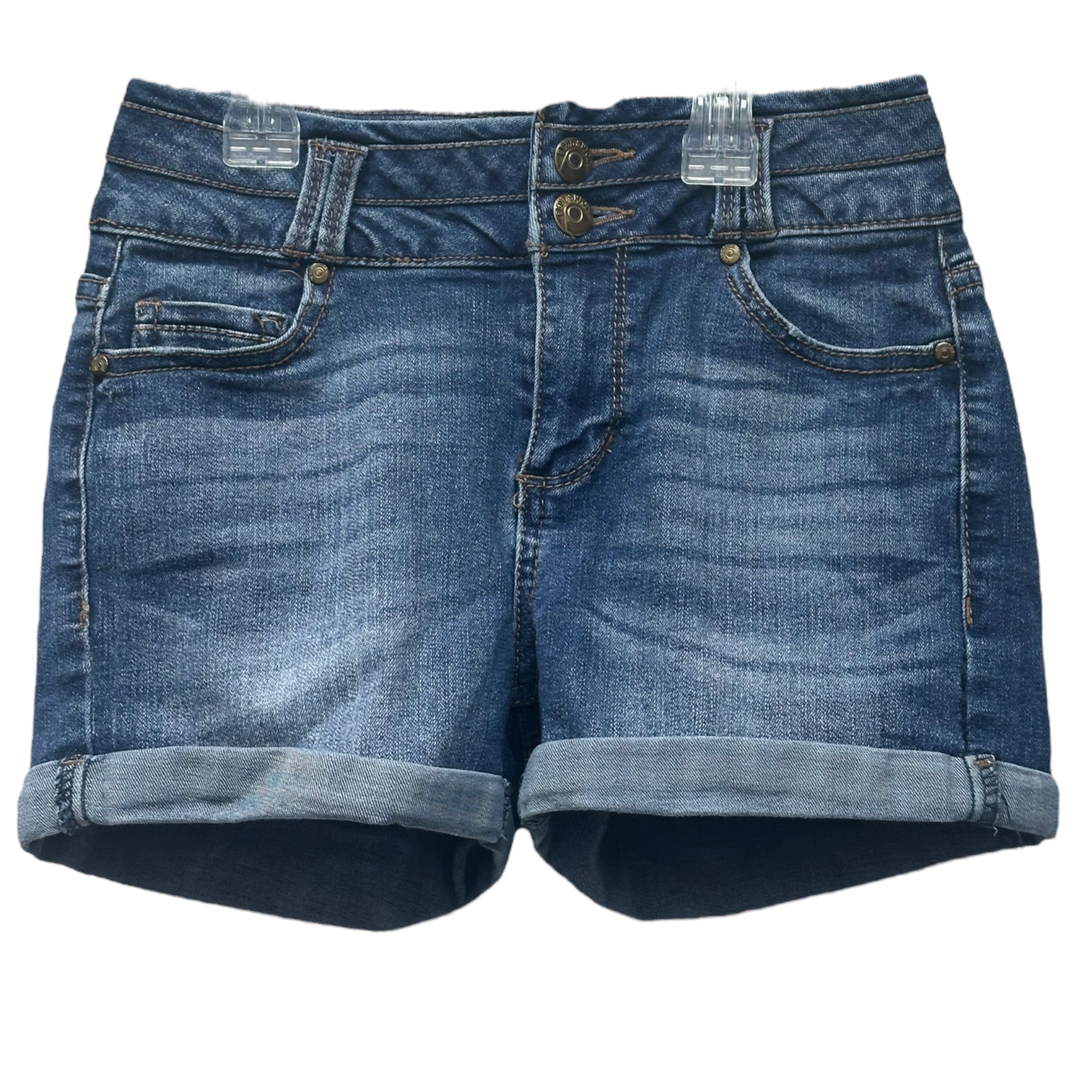 Blue spice shorts on sale